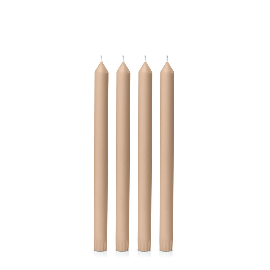 DINNER CANDLE 30cm (Pack of 4), TOFFEE
