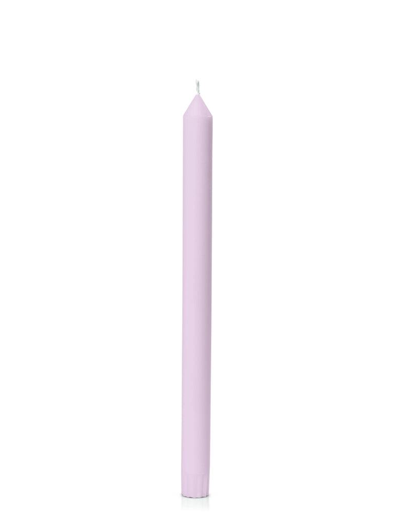 DINNER CANDLE 30cm (Pack of 4), LILAC