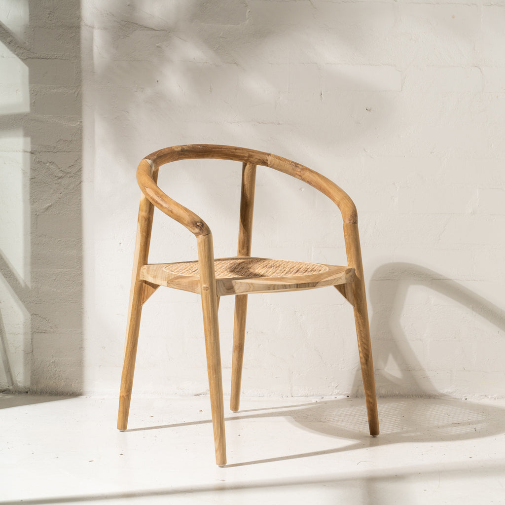 ESPEN RATTAN ROUNDED CHAIR